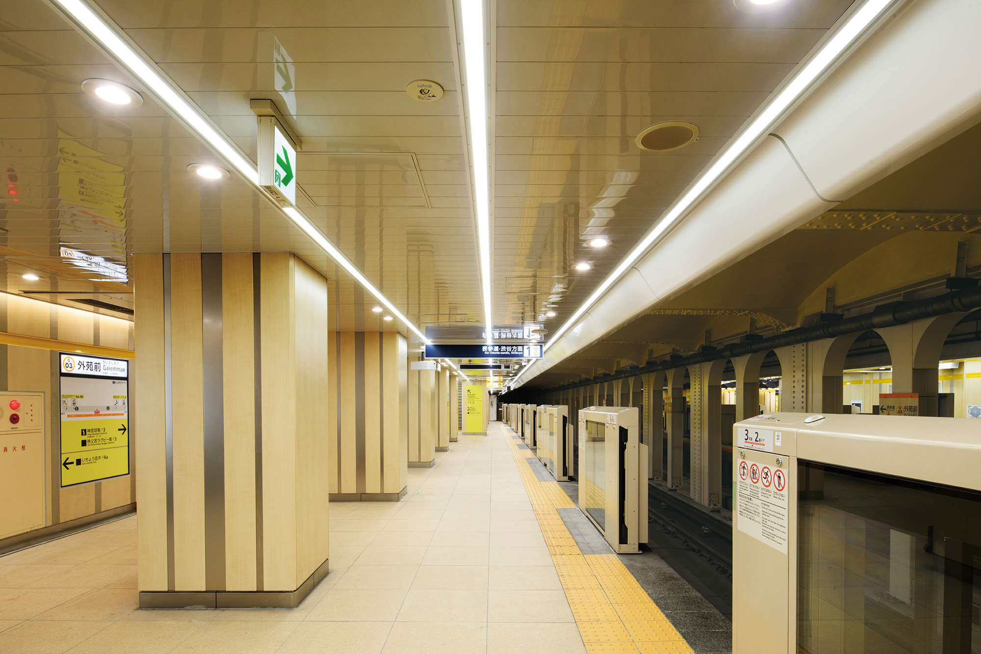 東京メトロ銀座線 青山一丁目駅 外苑前駅(ノンスケール設計案件)